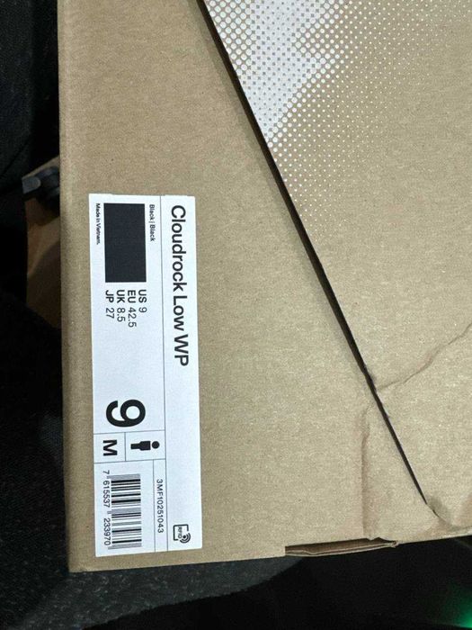 Кроссовки мужские водонепроницаемые On Cloudrock Low Waterproof! Новые