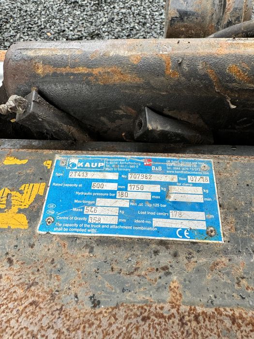 Clemă hidraulică KAUP pentru baloturi Manitou MT MLT