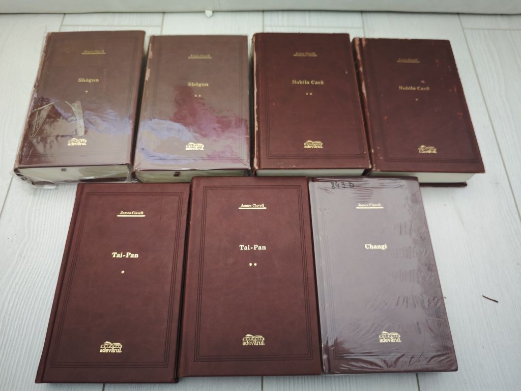 Colecția Opere Complete, James Clavell,Adevărul Lux, 7 vol