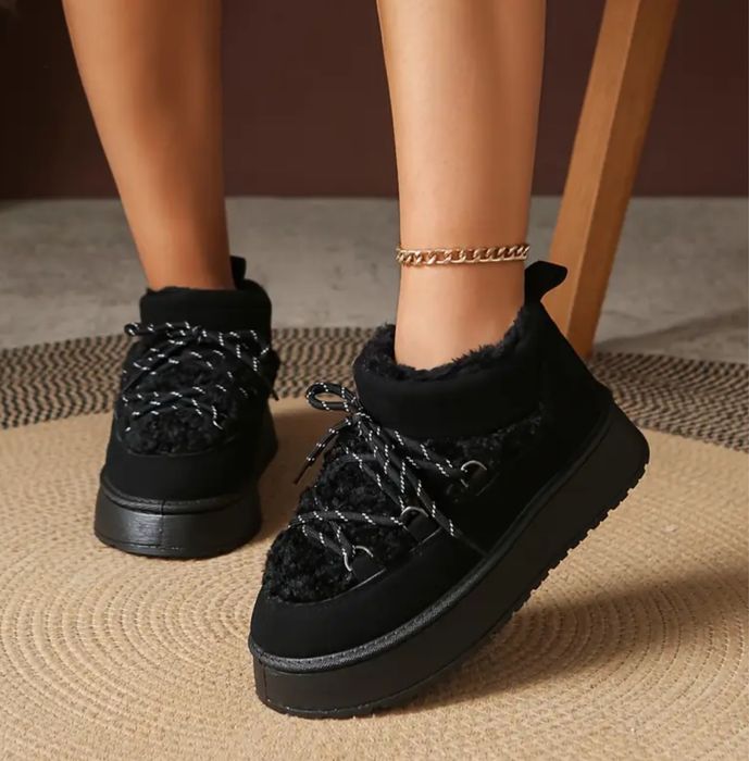 Fury Black Snow Boots 37,5