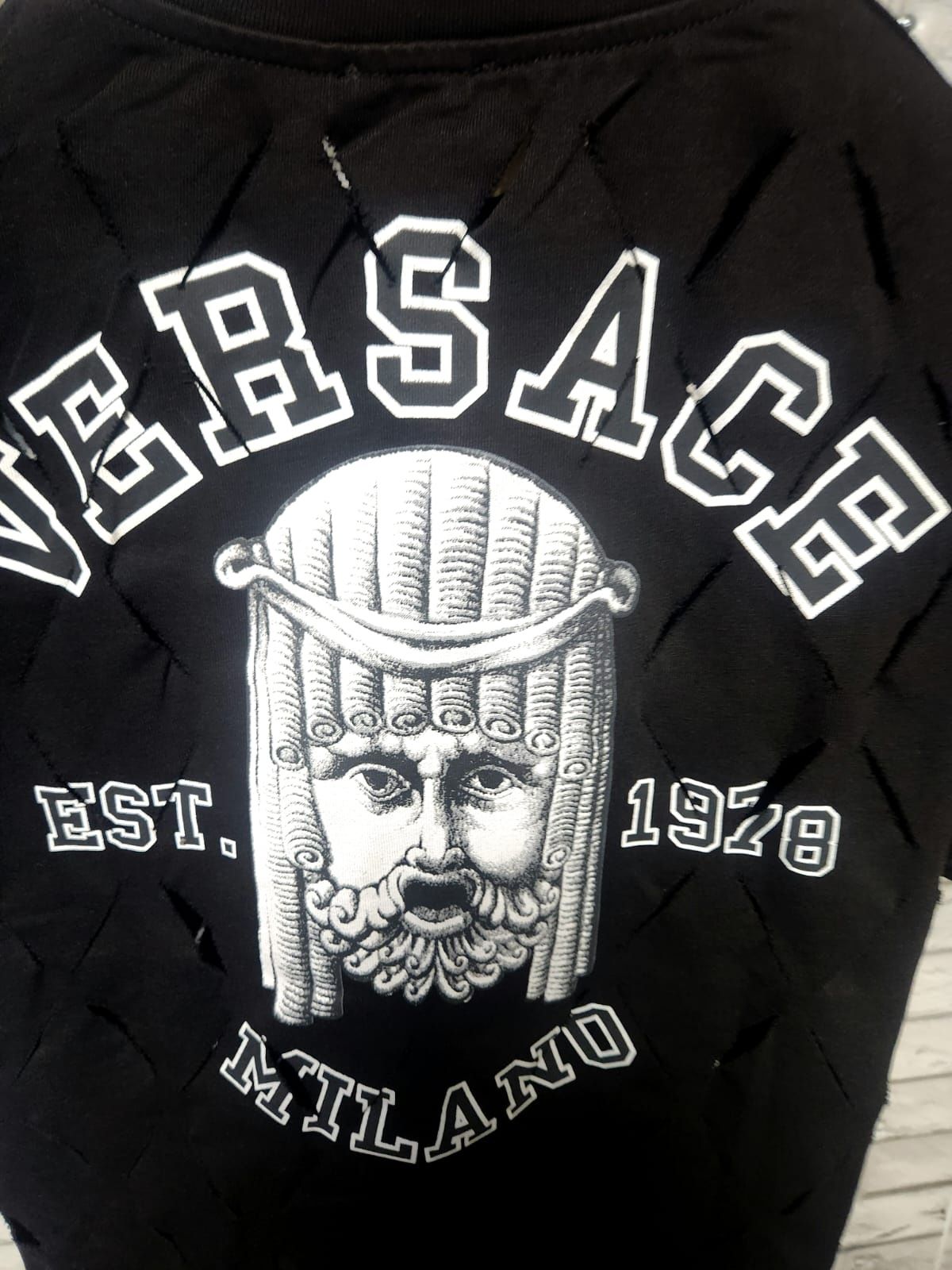 Versace тениски в черно и бяло