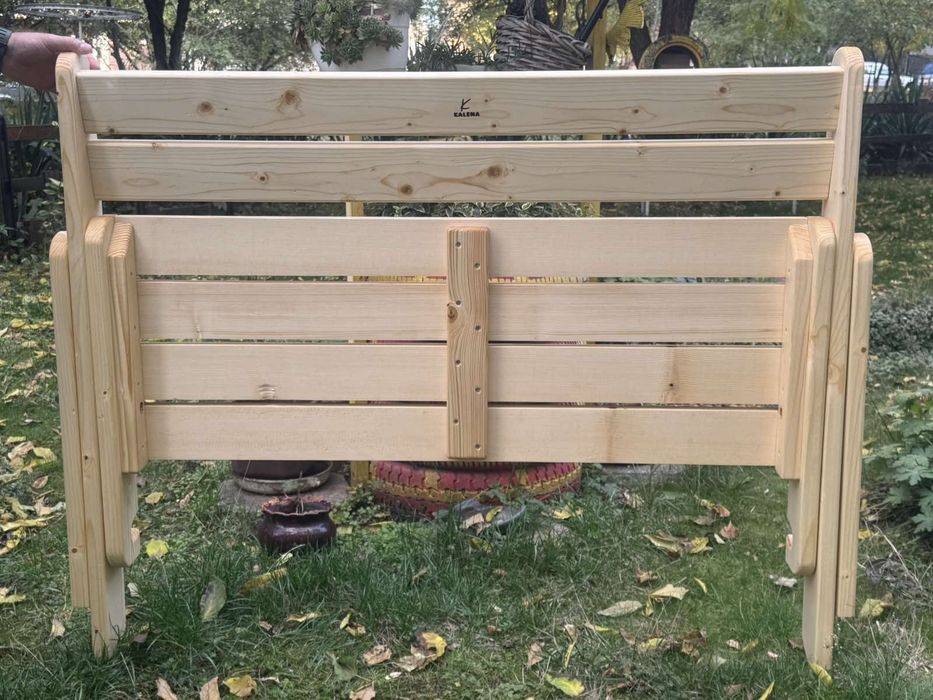 Сгъваема дървена пейка