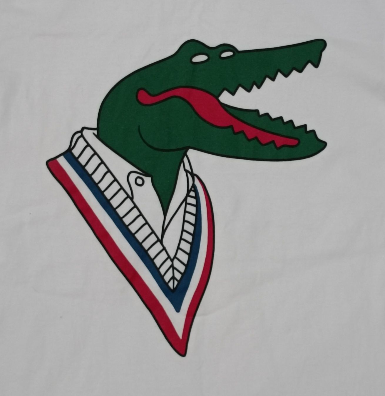 Lacoste x Jean-Michel Tixier T-Shirt оригинална тениска XS памучна