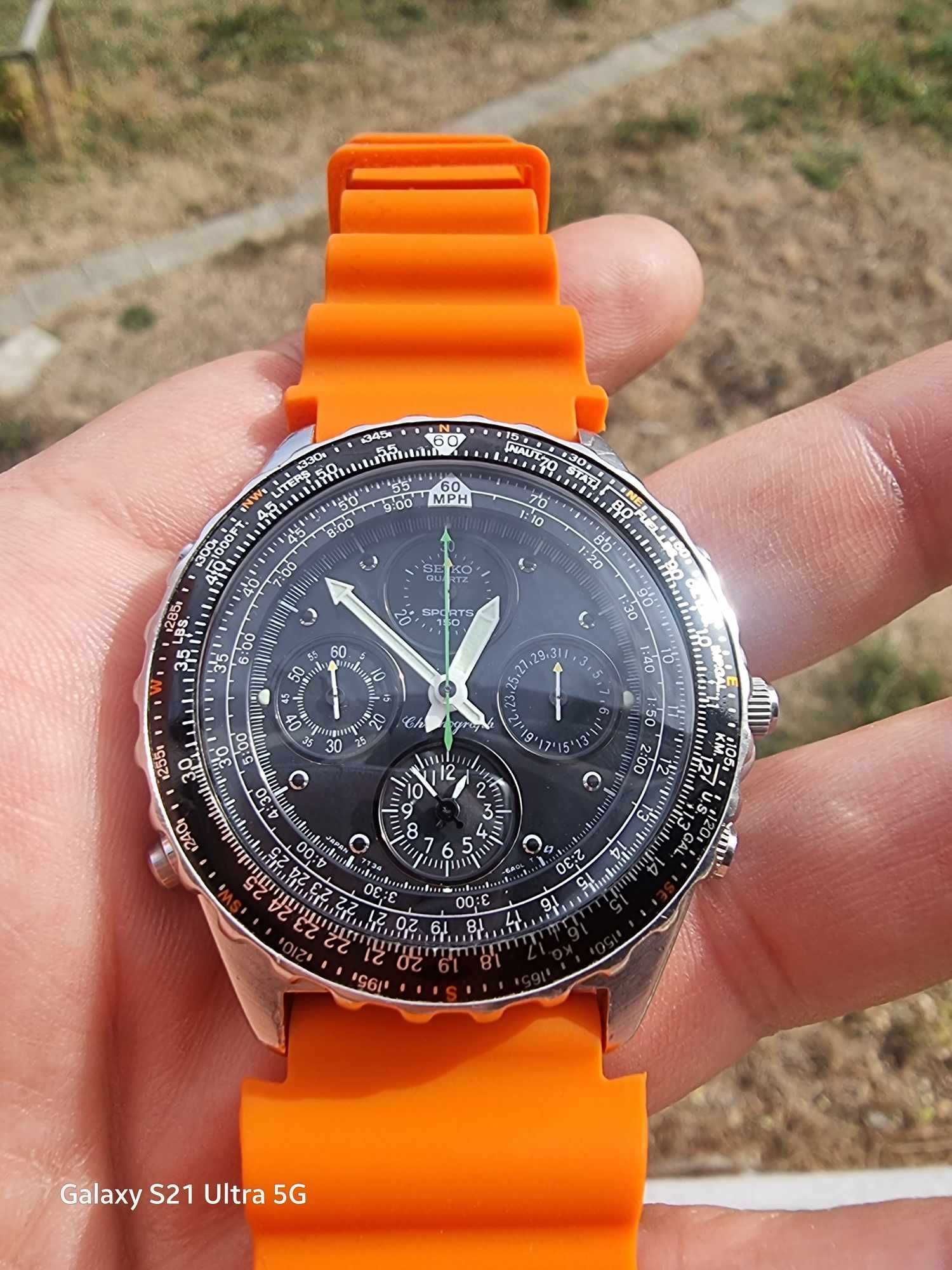 Seiko Flightmaster 7t34-6a00