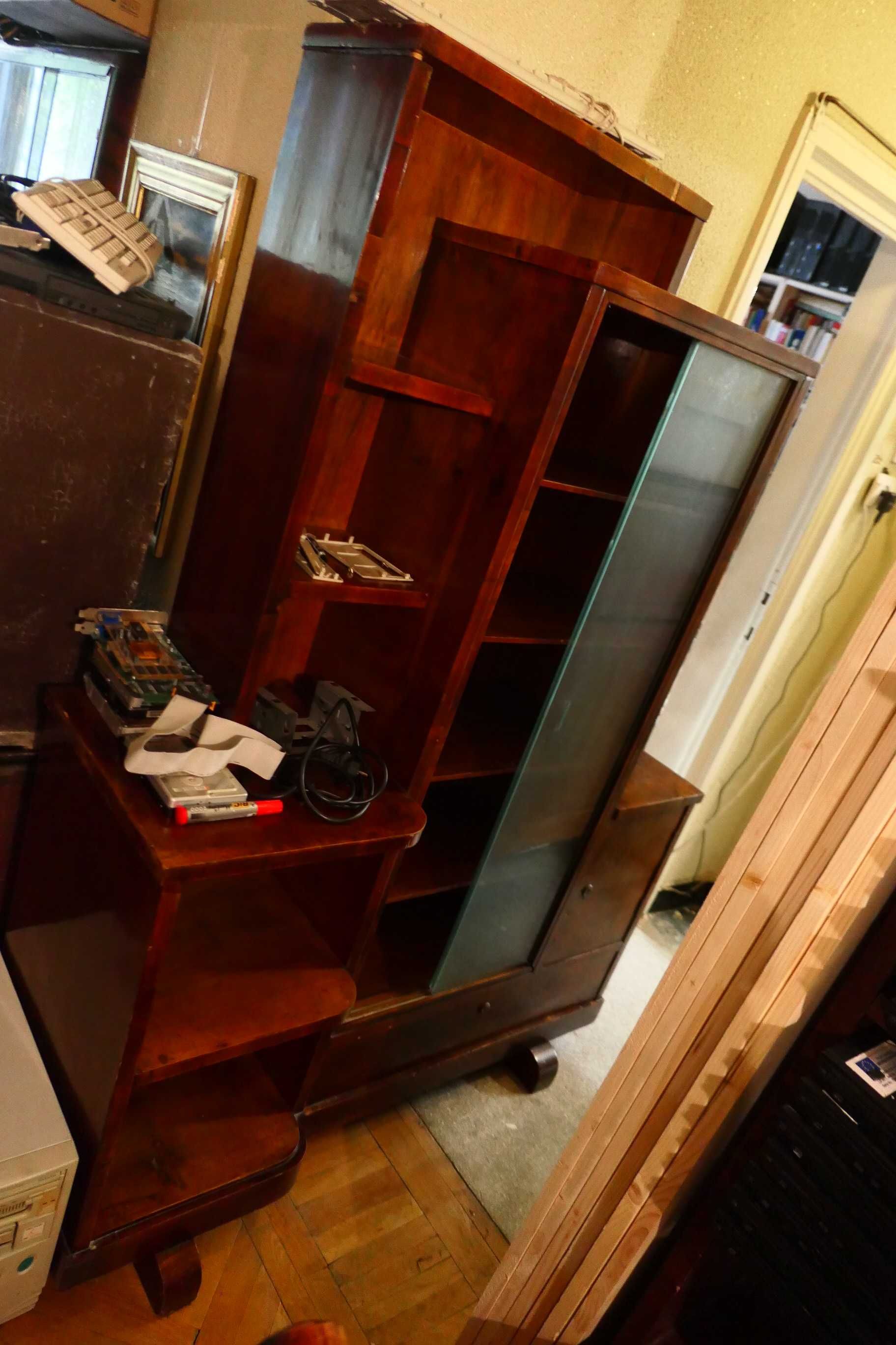 Bufet Lemn Masiv Art Deco 3 Usi 3 Sertare Ornamente 180cm Colectie