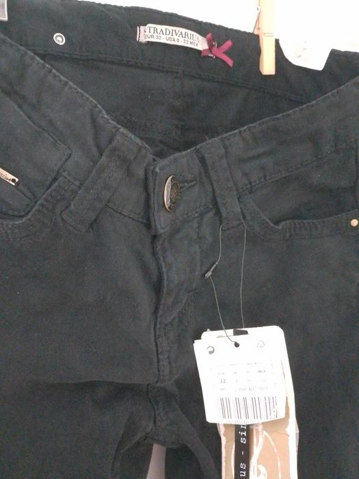 Pantaloni blugi denim jeans Stradivarius mărimea 32, regular waist