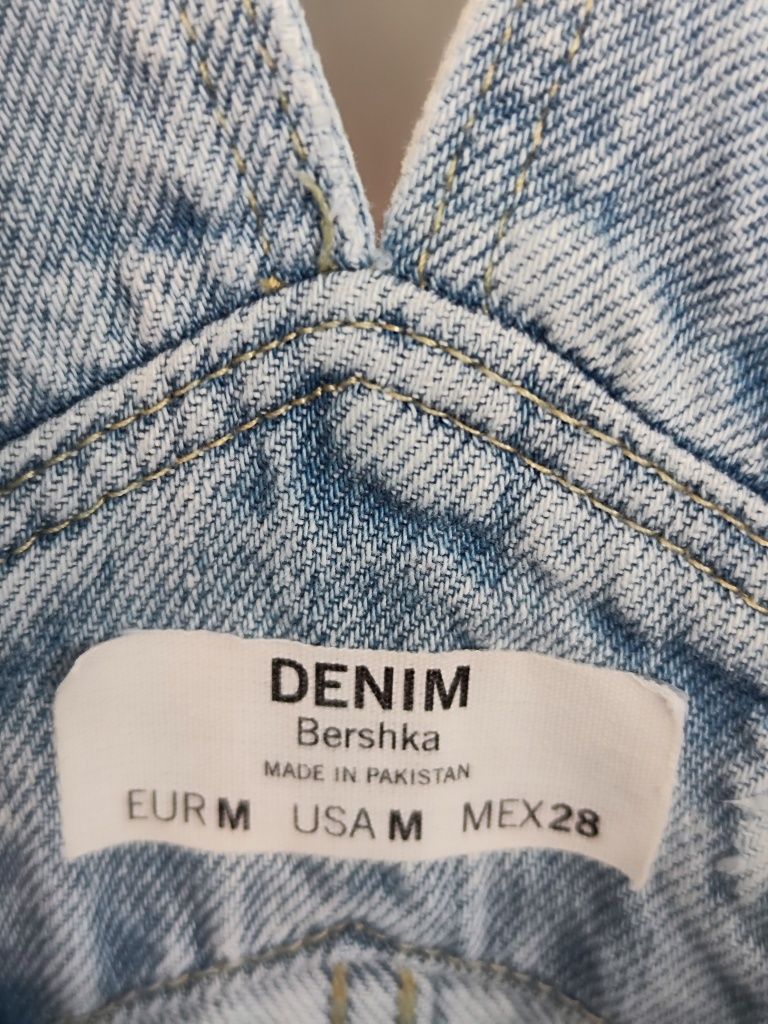 Salopeta scurtă denim