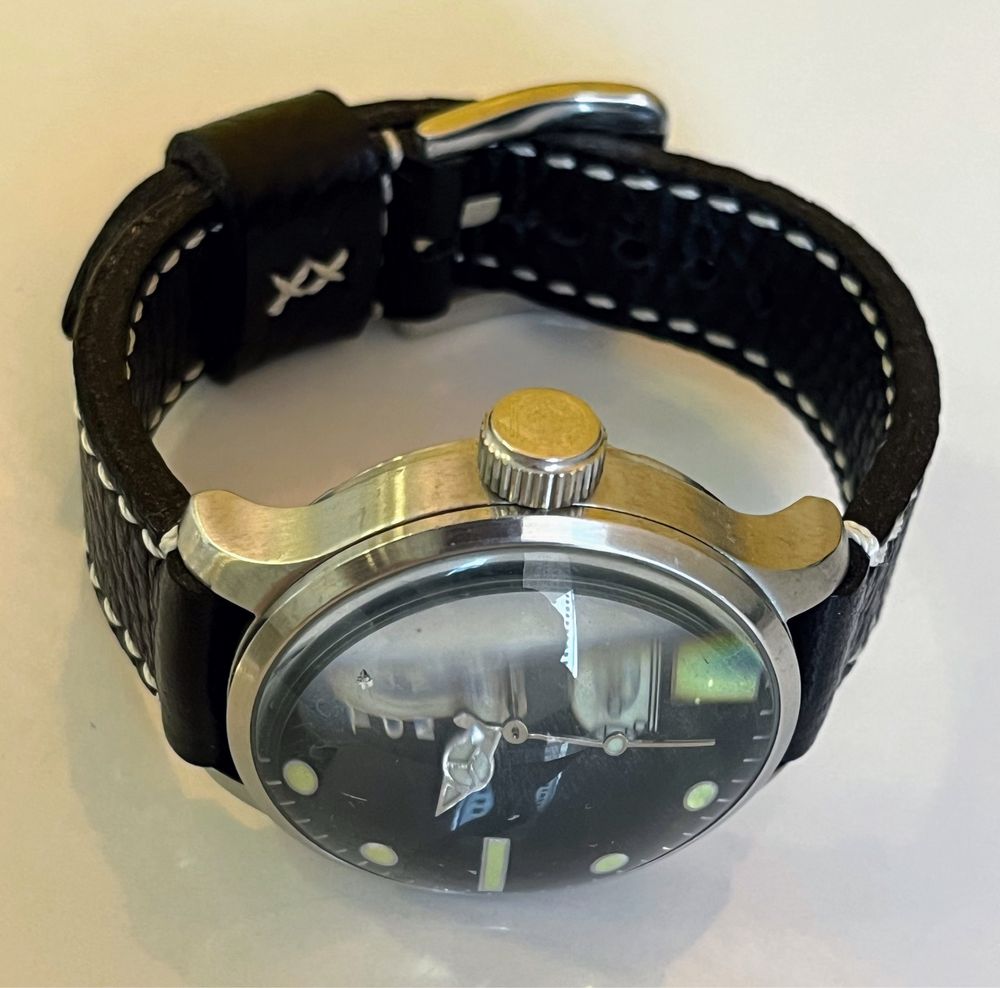 Ceas Terra Cielo Mare Palombaro Diver - Black Edition - 44mm