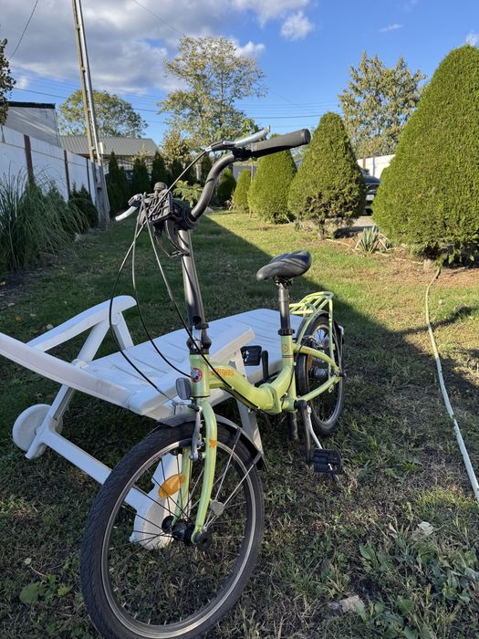 Bicicleta PEGAS verde metaliza, pliabila