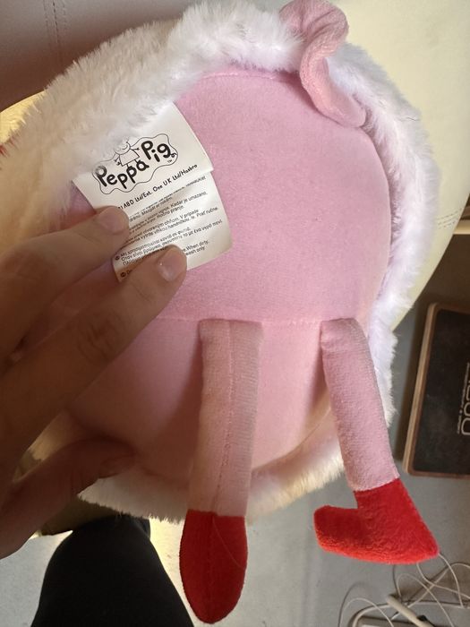 Peppa Pig mare (40 cm), editie de Craciun