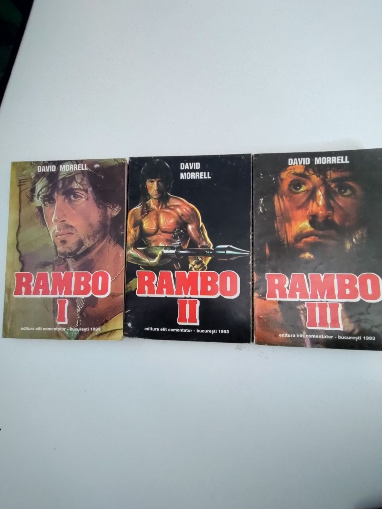 Cărți de colecție Rambo 1-3