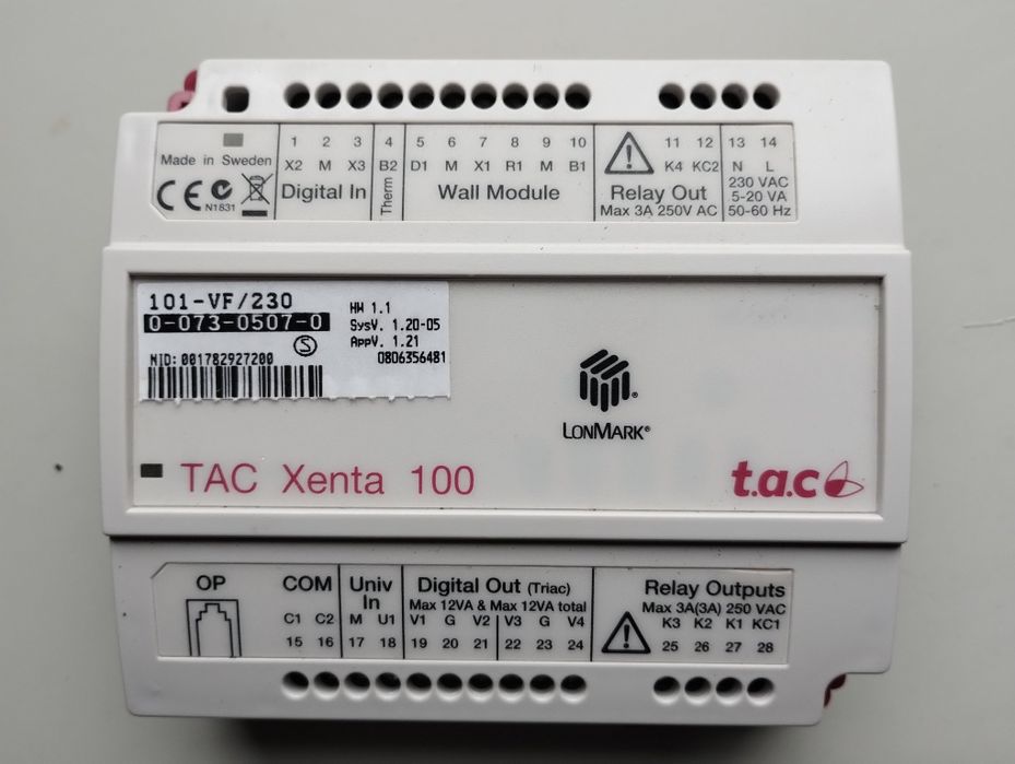 Controler schneider TAC xenta  100