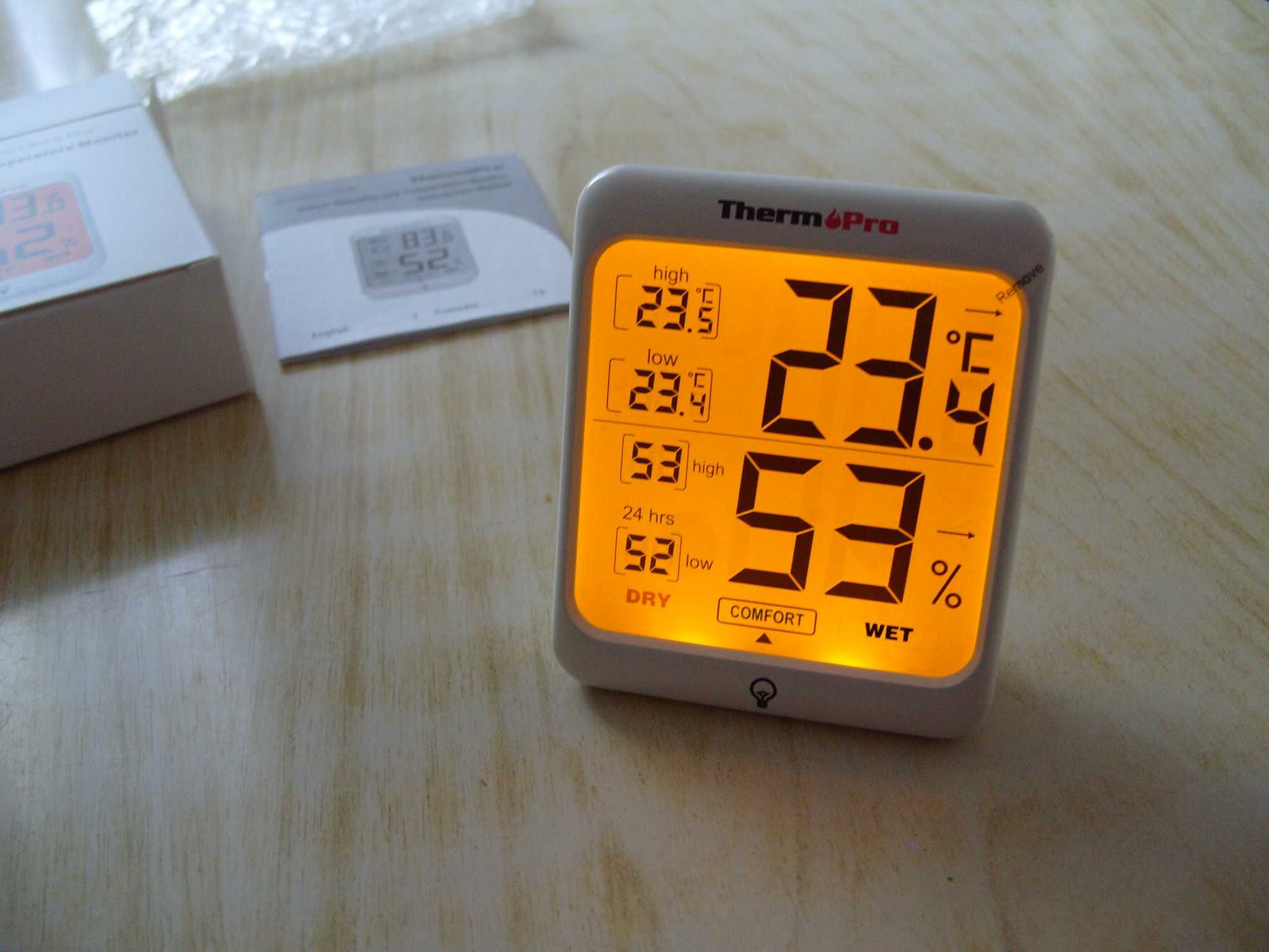 Дигитален термометър с хигрометър - ThermoPro TP53