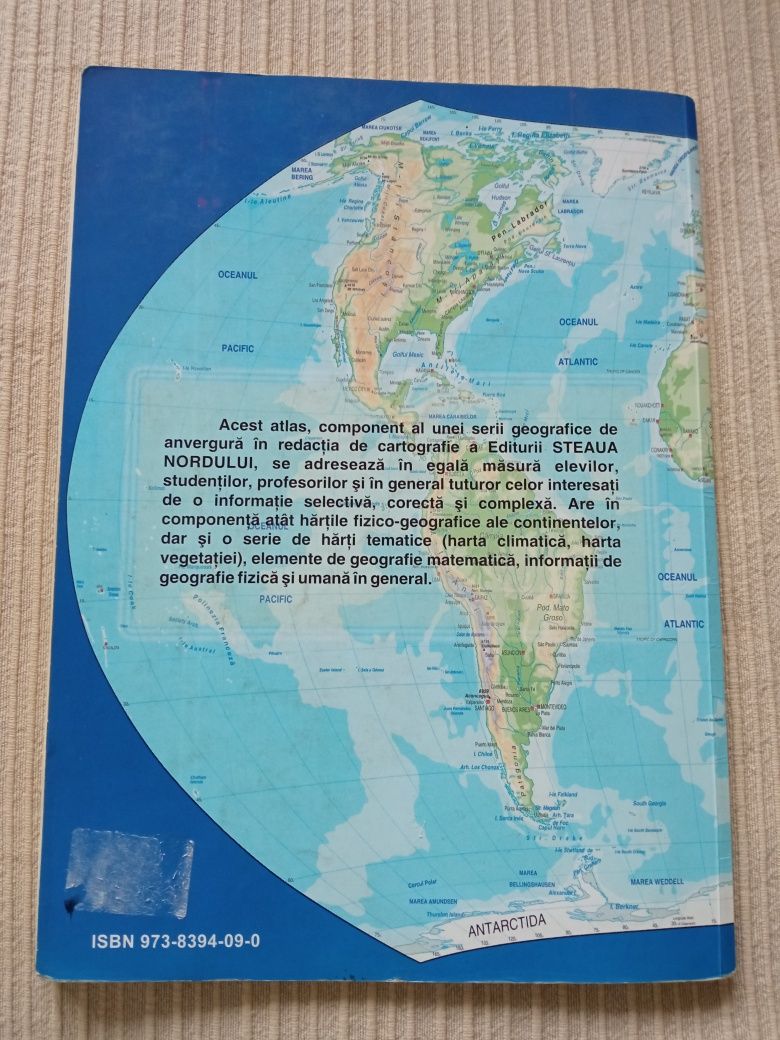 Atlas geografic de Prof.Marius Lungu