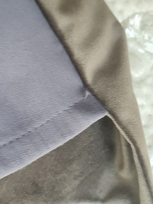 Set 2 draperii cu dublură blackout – gri antracit, 288 cm înălțime