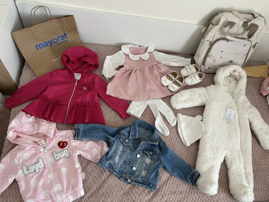Дрехи за момиче 6-9м. Mayoral, Obaibi,Puma, H&M