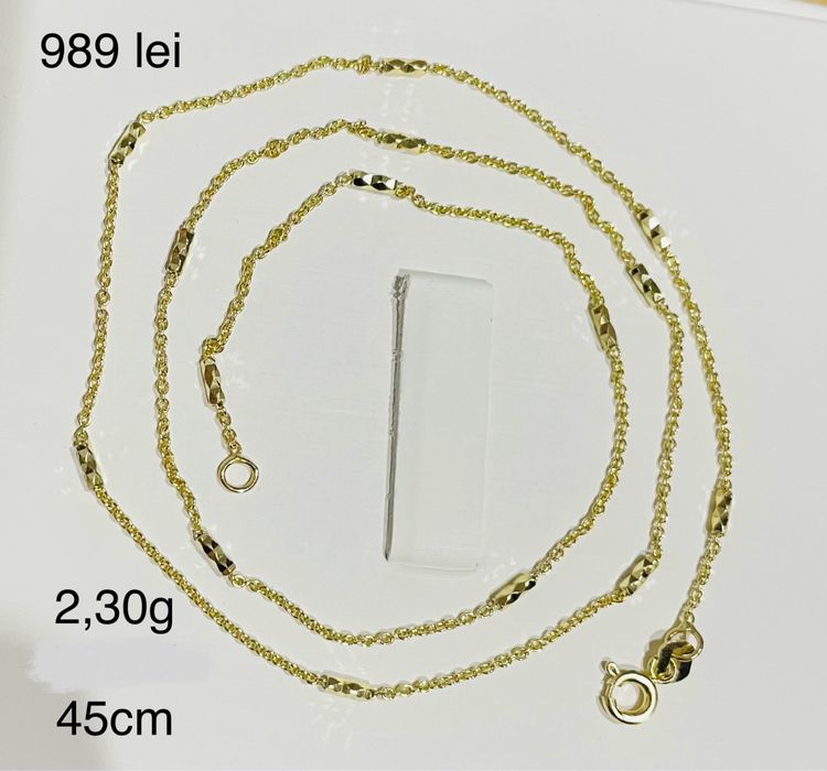 Coliere aur 14k lantisor aur