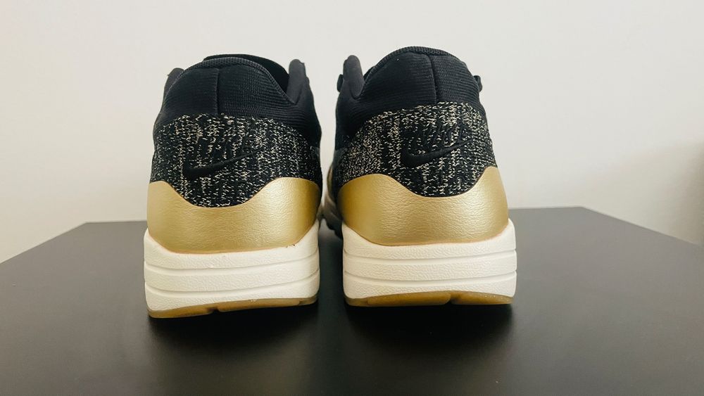 Nike Air Max 1 Ultra Flyknit Metallic Gold 39 pantofi adidasi sneakers