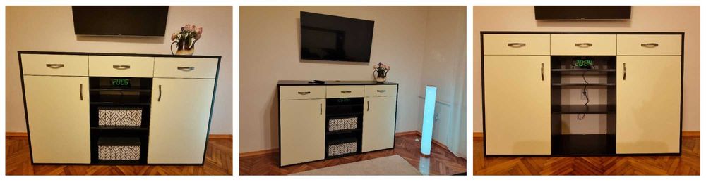 Pat matrimonial dormitor, pat dublu 160x200 cu noptiere