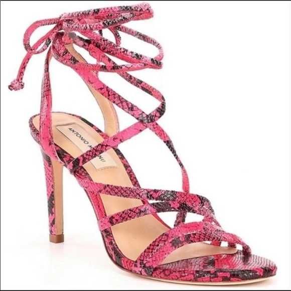 Sandale dama din piele de sarpe  Antonio melani  mr 38