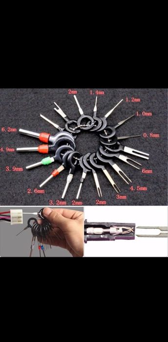 18 Инструмента .Тъй наречени пин екстрактори...