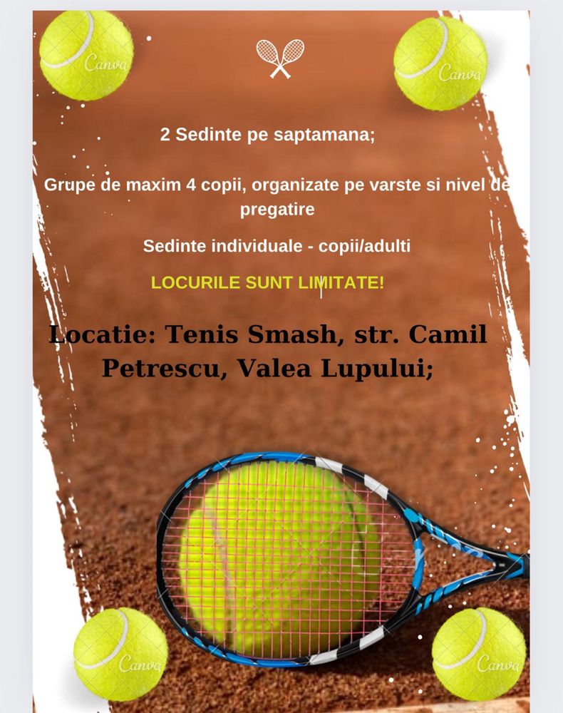 Antrenor tenis camp acreditat MM + MTS/Instructor sportiv