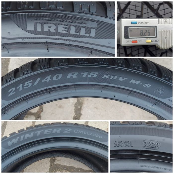 O bucată 215/40 R18 M+S iarnă - una Pirelli