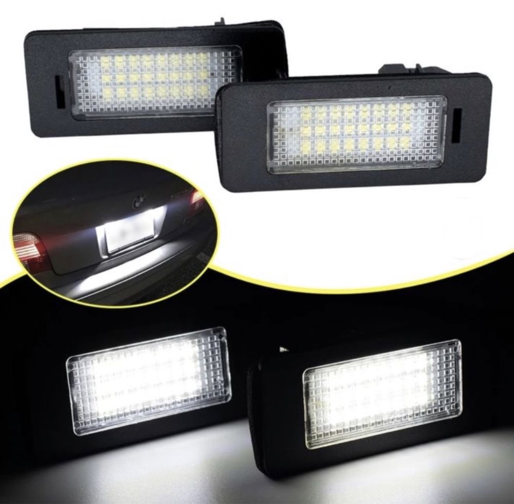 Set lampi numar inmatriculare led Canbus Bmw X5 X6 E60 E90 E39 E93 E91