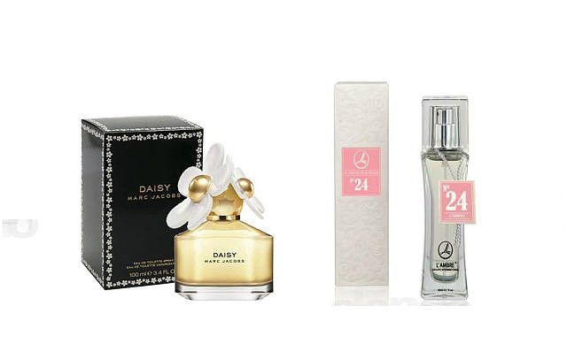 Lambre 24 Daisy Marc Jacobs 35/50мл., в удлинён. флаконе, Франция!