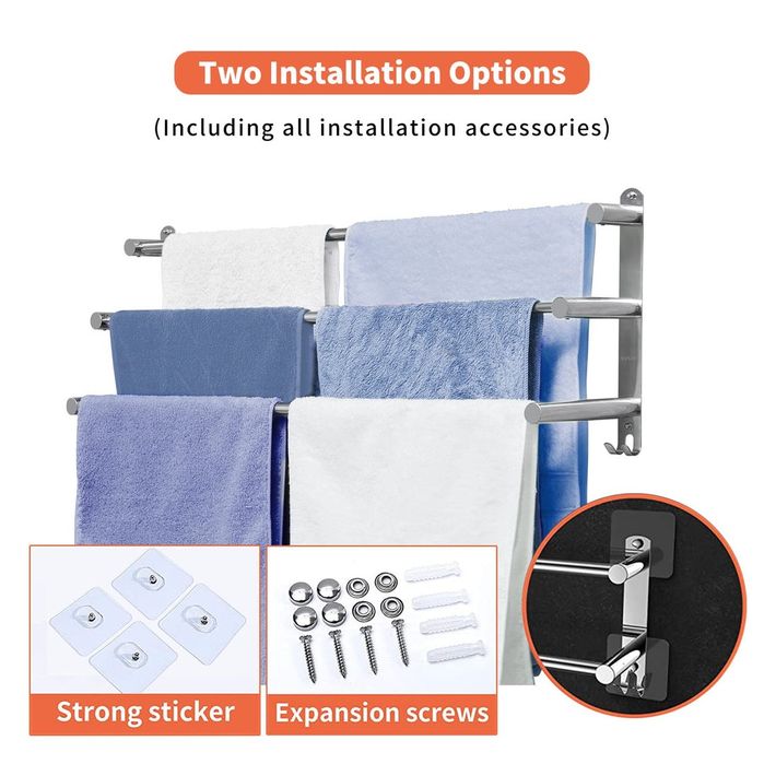 Suport prosoape reglabil