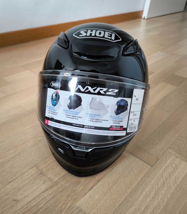 Casca Shoei NXR 2 M Negru Lucios Moto nu AGV, Arai, Scorpion,Nexx