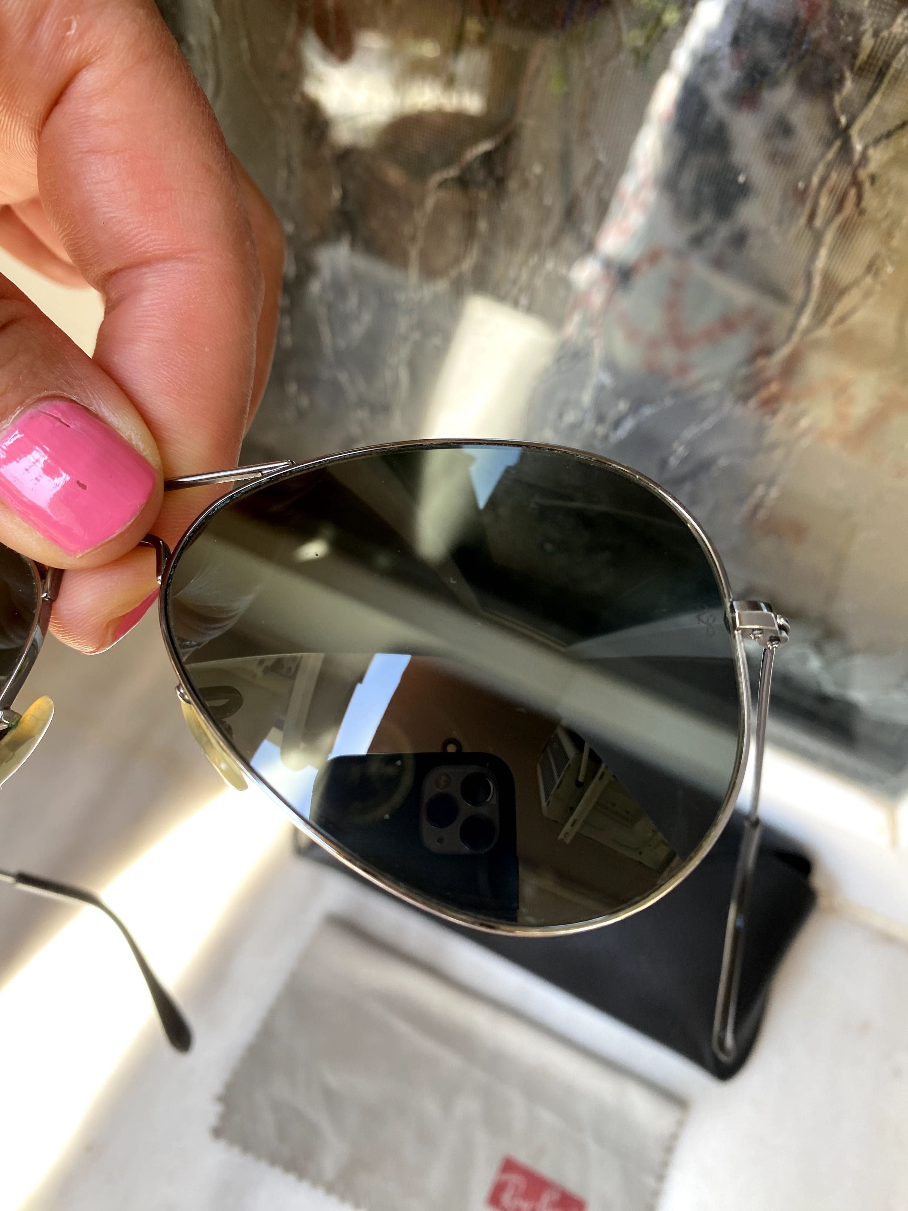 Слънчеви очила Ray-Ban Aviator Metal II поляризирани.