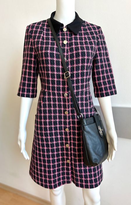 Maje Paris разкошна рокля с кокетна яка силует