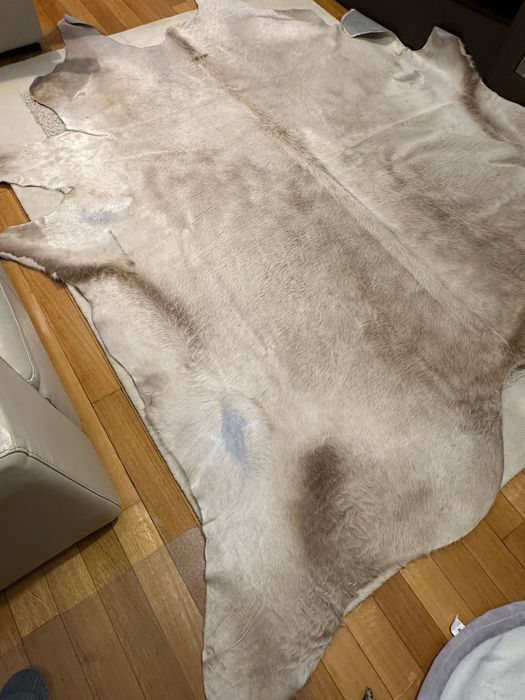 Covor mare din piele vaca
