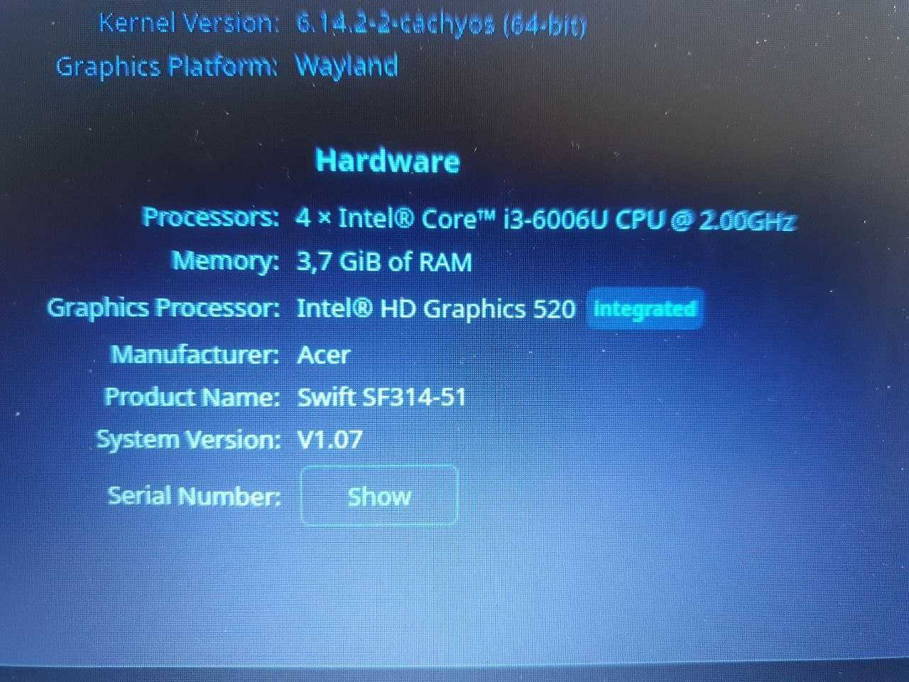 Acer Swift3 SF314-51
