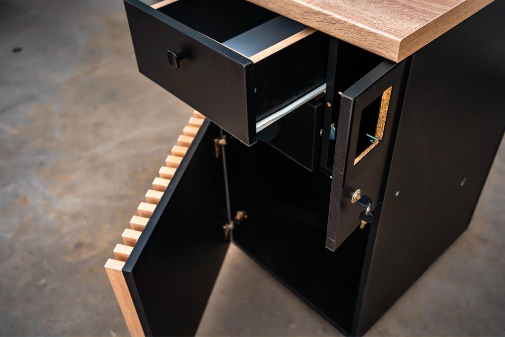 Vand mese  automate cafea (coffe corner ) accesorii design original