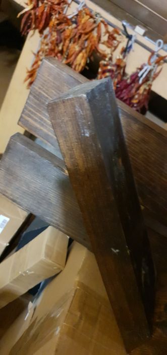 Дървена поставка за бутилки