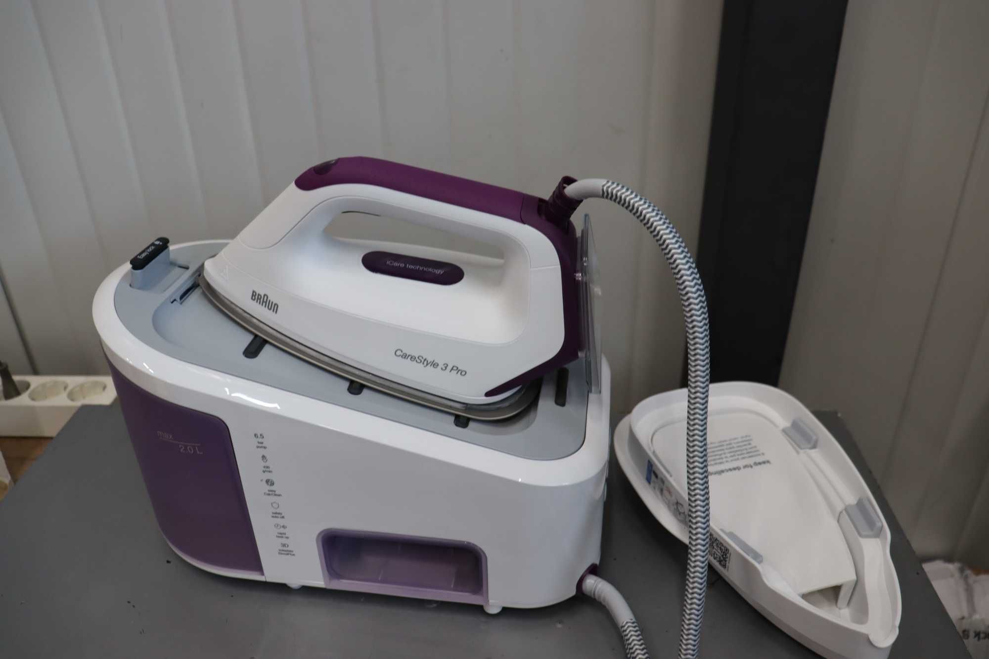 Braun CareStyle 3Pro Парогенератор, 2400W, 6,5bar, парен удар 430г/мин