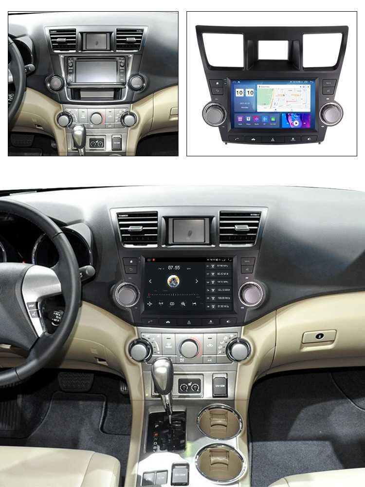 Navigatie Toyota Highlander 2007-2013, Android 14, 9 INCH, 4GB RAM