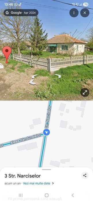 Vand teren construibil si casa 115mp