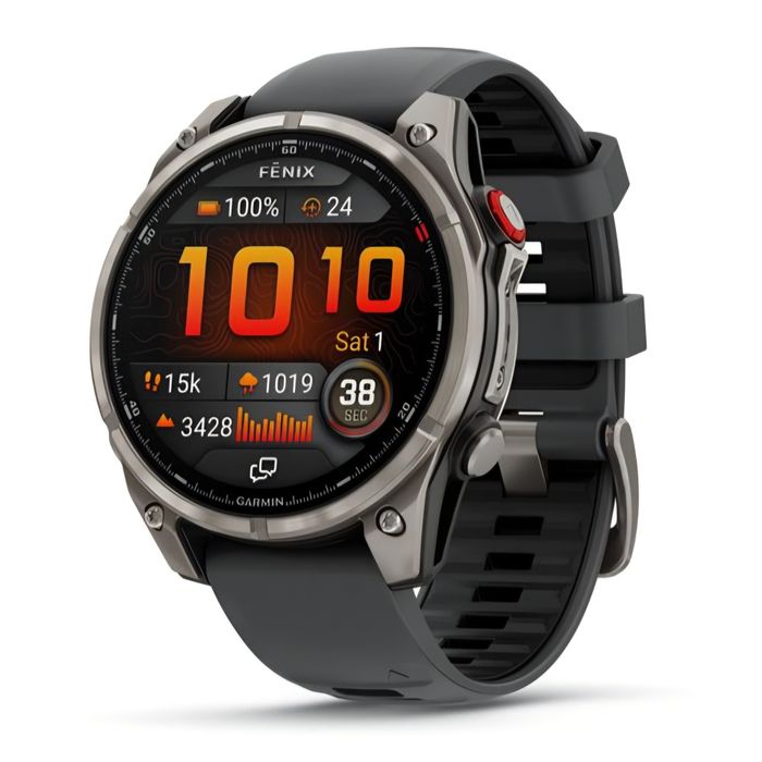 Garmin Fenix 8 Pro, AMOLED, LTE, 47mm, Sapphire, Titan, Sigilat