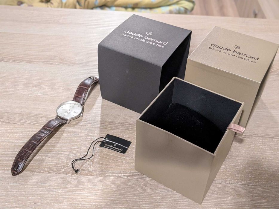 Ceas elvețian Claude Bernard Slim Line Small Second 65004 3 AIN1