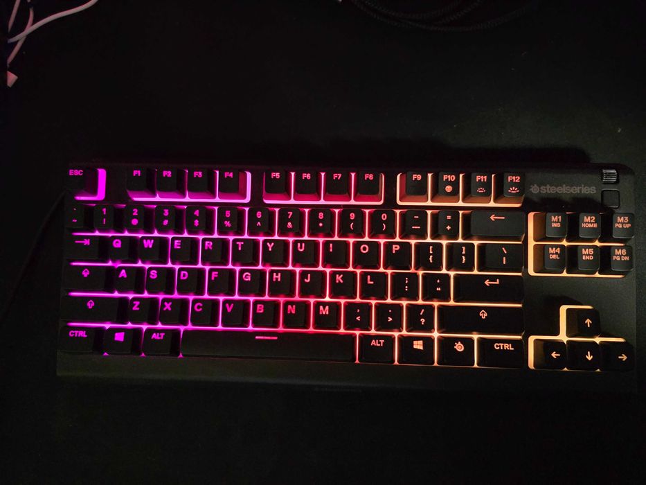 Tastatura gaming SteelSeries Apex 3 TKL RGB, Iluminare RGB, Layout US