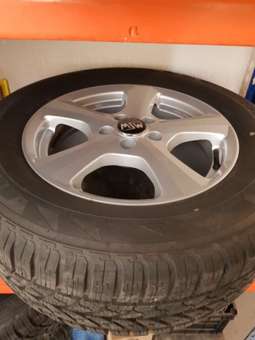 Jante aliaj MSW 16" + cauciucuri iarna Bridgestone 225/65/r16
