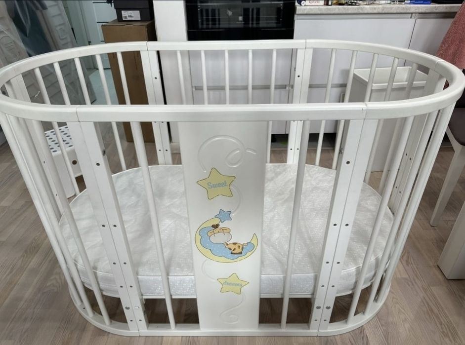 Продам манеж с матрасом