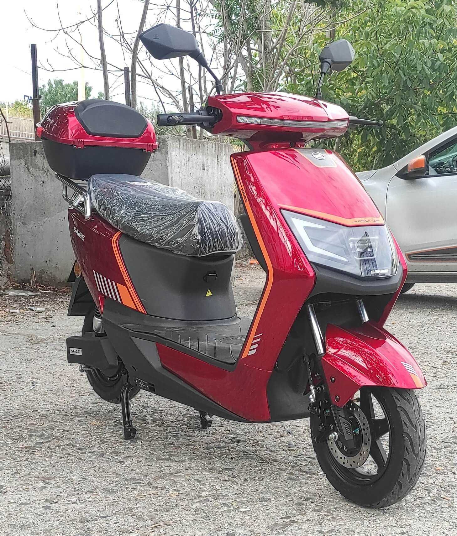Електрически скутер EcoWay модел ZL20 2000W 72V Бордо