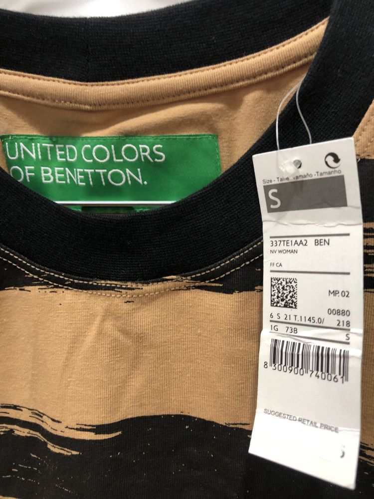 НАМАЛЕНИЕ!!!Тениска Benetton S размер
