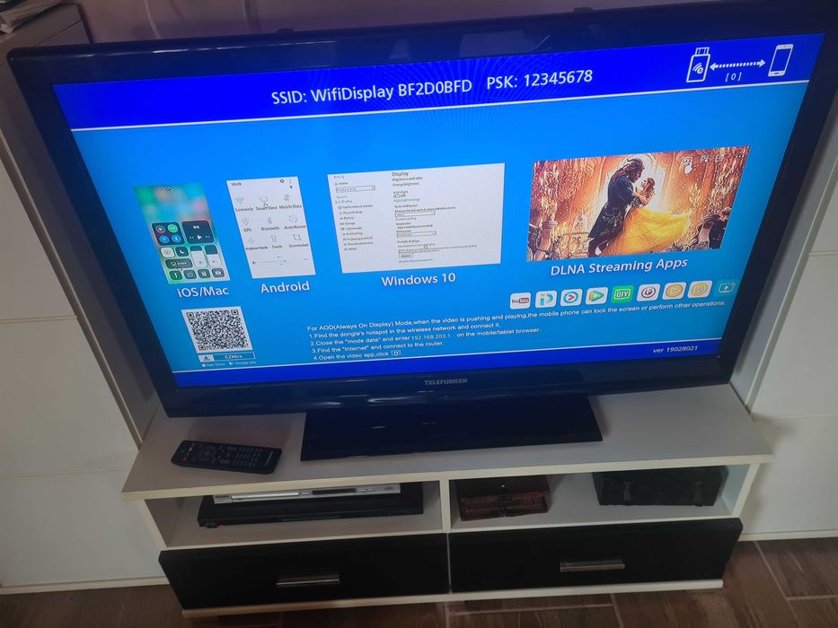 tv telefunken  diagonala 108