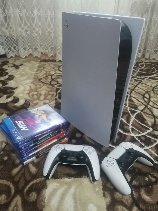 Ps5 с дисководом и 2 джостика