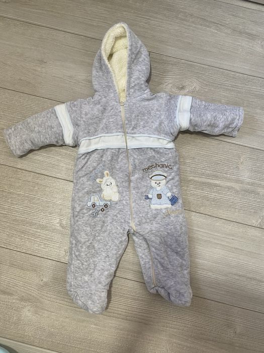 Плюшевый комбез на 3-6 мес
